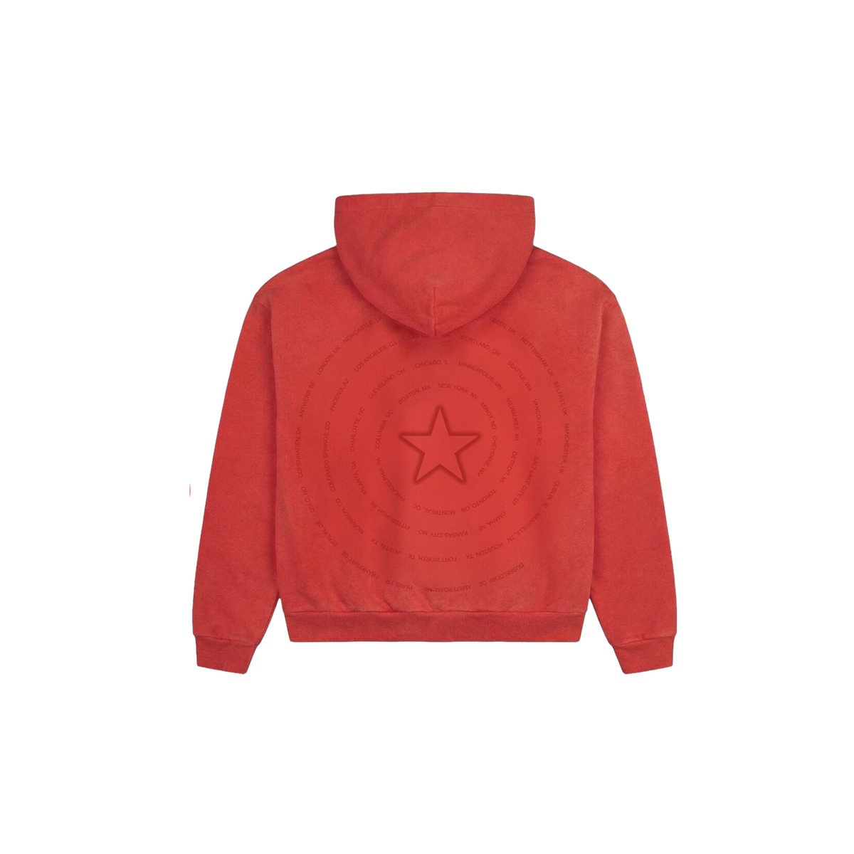 FINDING FAMILY RED HOODIE