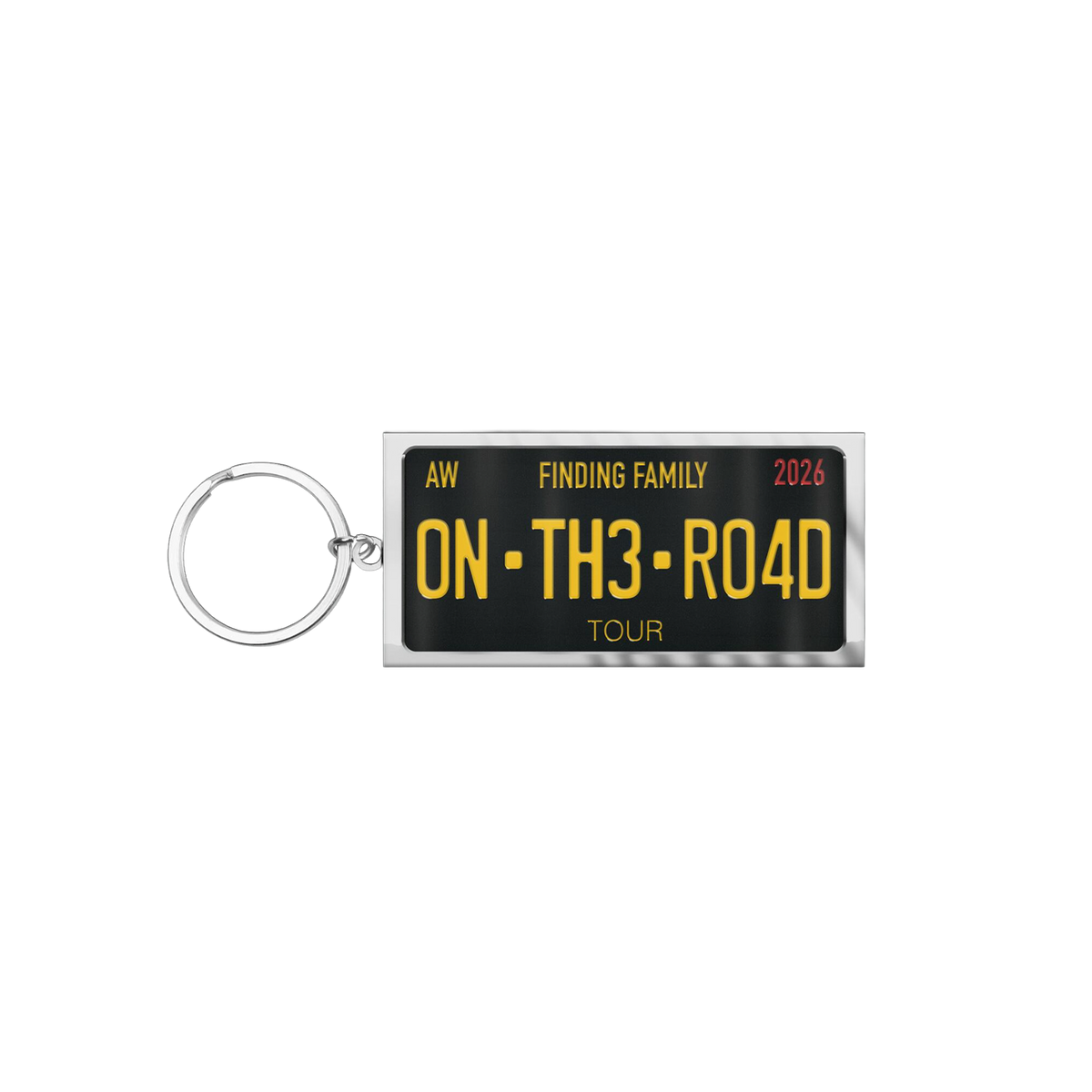 0N TH3 RO4D KEYCHAIN