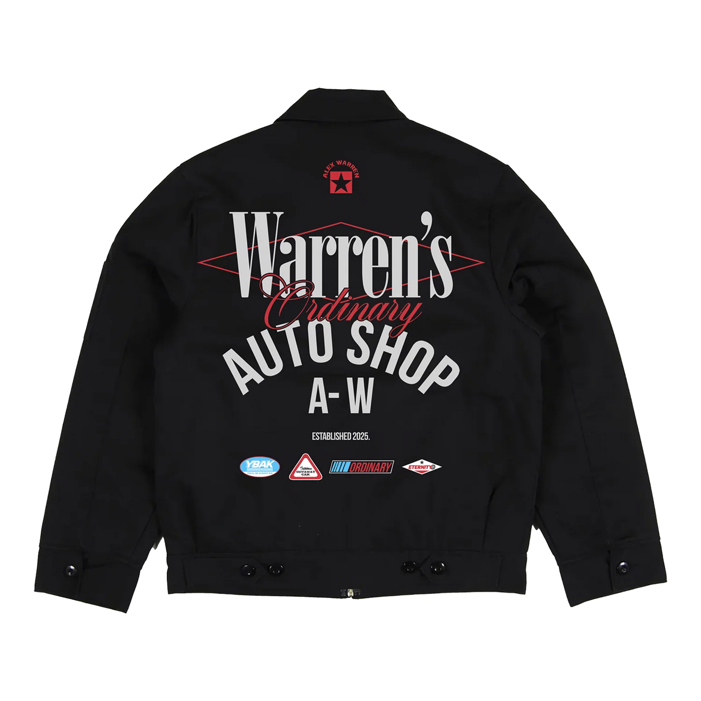 Warren's Auto Shop Work Jacket