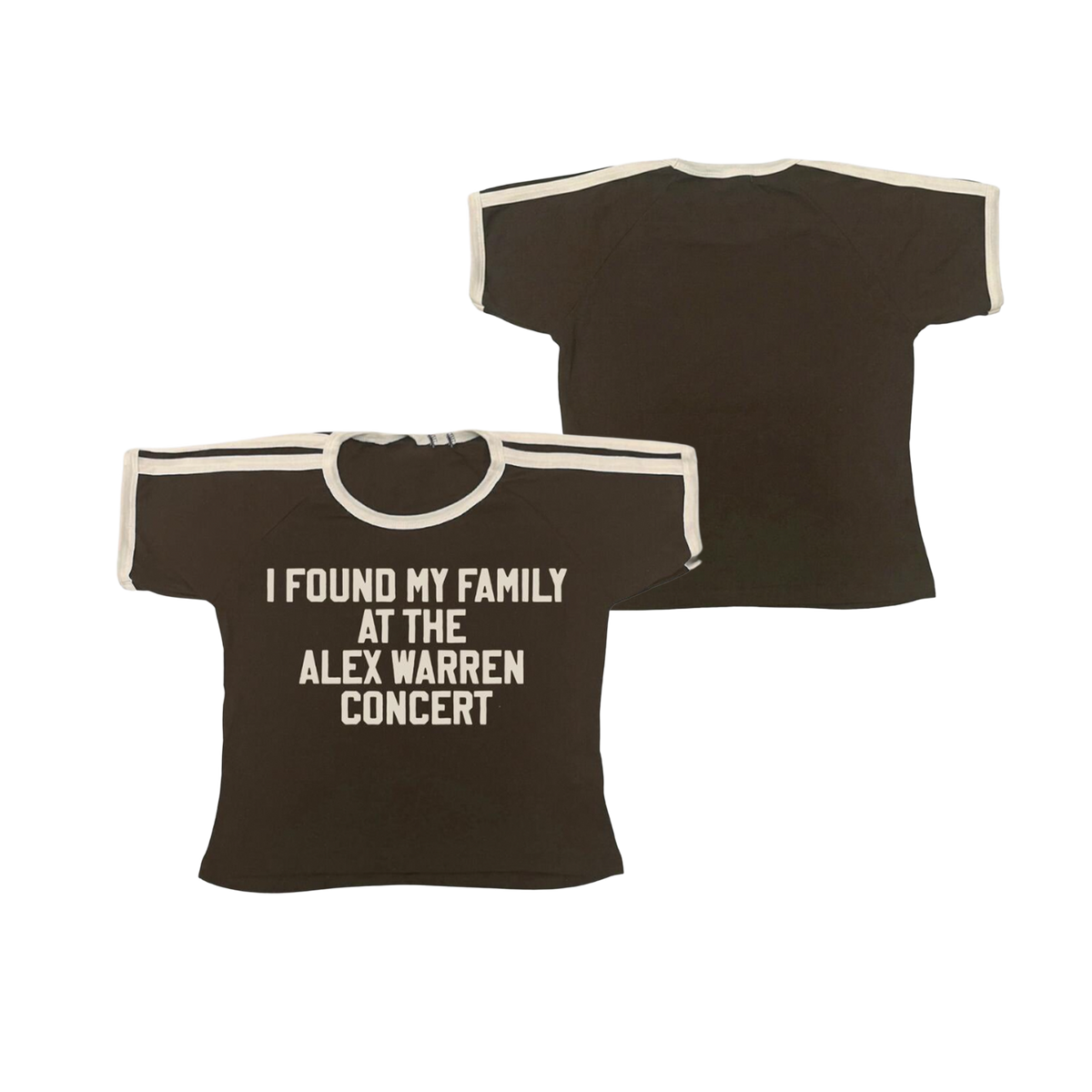 FOUND MY FAMILY BROWN RAGLAN