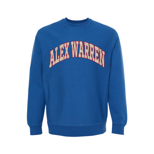 Alex Warren Collegiate Crewneck